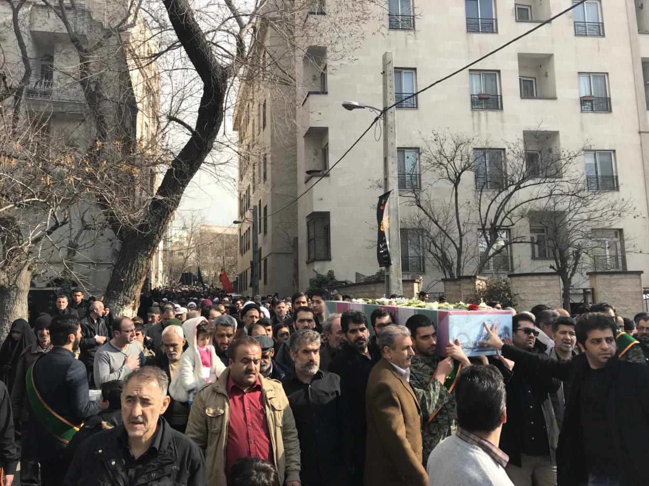 عطر بوی شهدا در شمال تهران پیچید