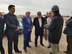 بازدید معاونین امور مناطق و اعتبارات بانک مهر اقتصاد از مجتمع سنگ آهن بافق