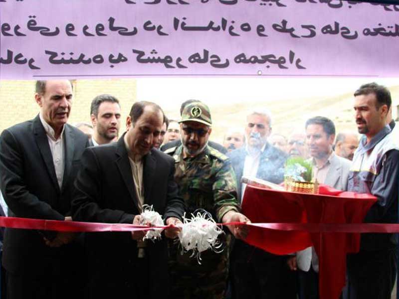 واحد تولید ورق‌های فایبرگلاس در تکاب به بهره برداری رسید