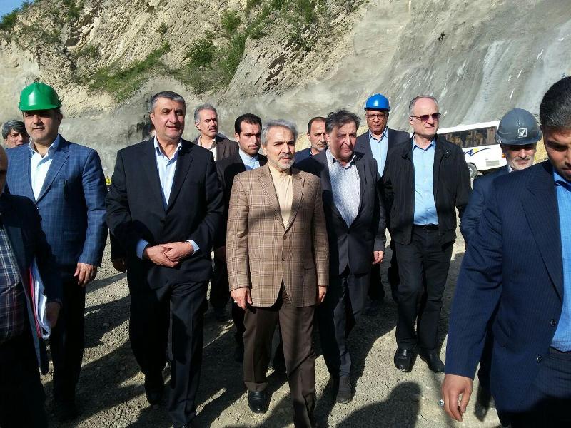 معاون رئیس جمهوری از سد هراز در مازندران بازدید کرد