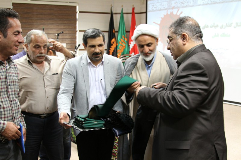 مراسم شال گذاری هیئت‌های مذهبی قلب پایتخت برگزار شد