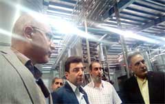 بازدید مدیران بانک صنعت‌ومعدن از طرح‌های صنعتی ایلام