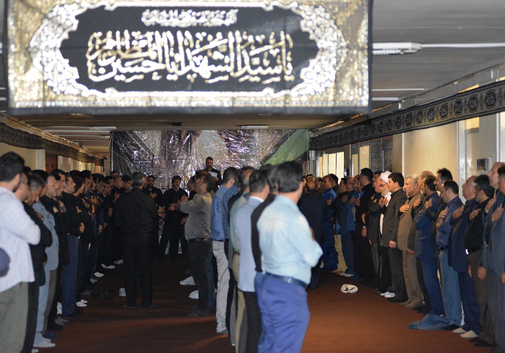 حضور کارکنان شرکت ملی پست در مراسم سوگواری سالار شهیدان