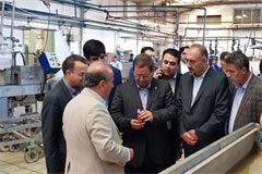 بازدید مدیر عامل بانک صنعت و معدن از واحدهای صنعتی آذربایجان غربی