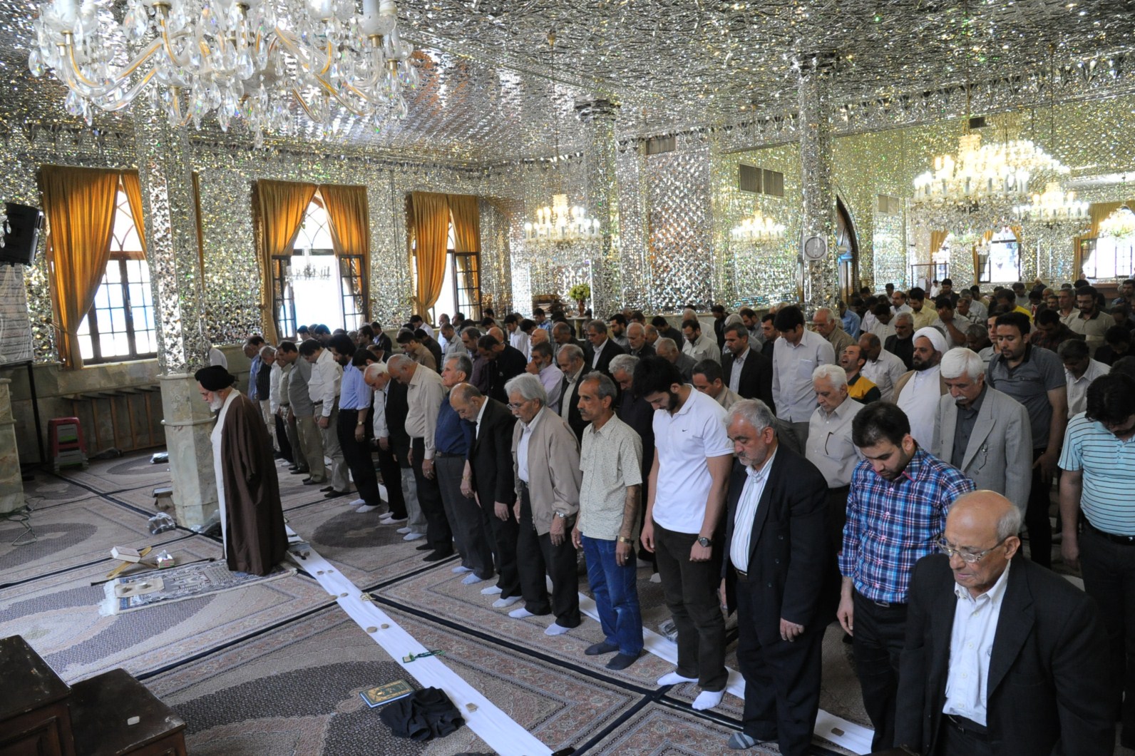 برپایی مراسم عزاداری پایان ماه صفر در مراکز مذهبی شمال تهران