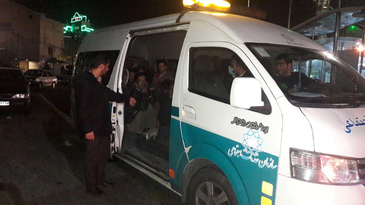 پایش مستمر بی خانمان ها در نقاط بی دفاع شهری شمال تهران