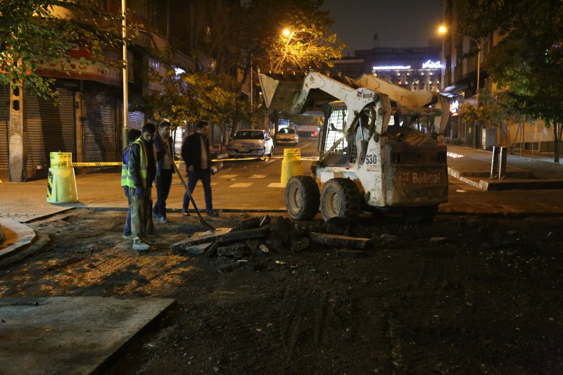 لکه گیری و اصلاح هندسی ۶۰۳۵  متر مربع از معابر سطح منطقه شش