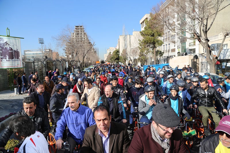 سه شنبه بدون خودرو منطقه ۲ و همایش همگانی دوچرخه سواری شهری