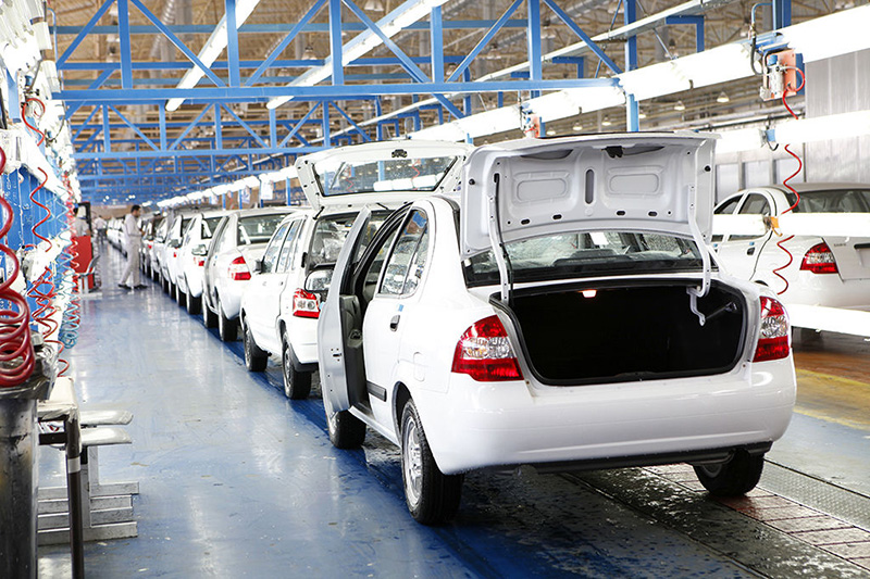 تولید بیش از ۴۶۶ هزار دستگاه خودرو در سایپا