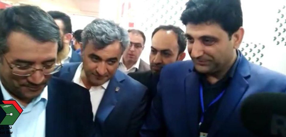 بازدید وزیر صمت از اپلیکیشن بار در ۲۵امین نمایشگاه الکامپ