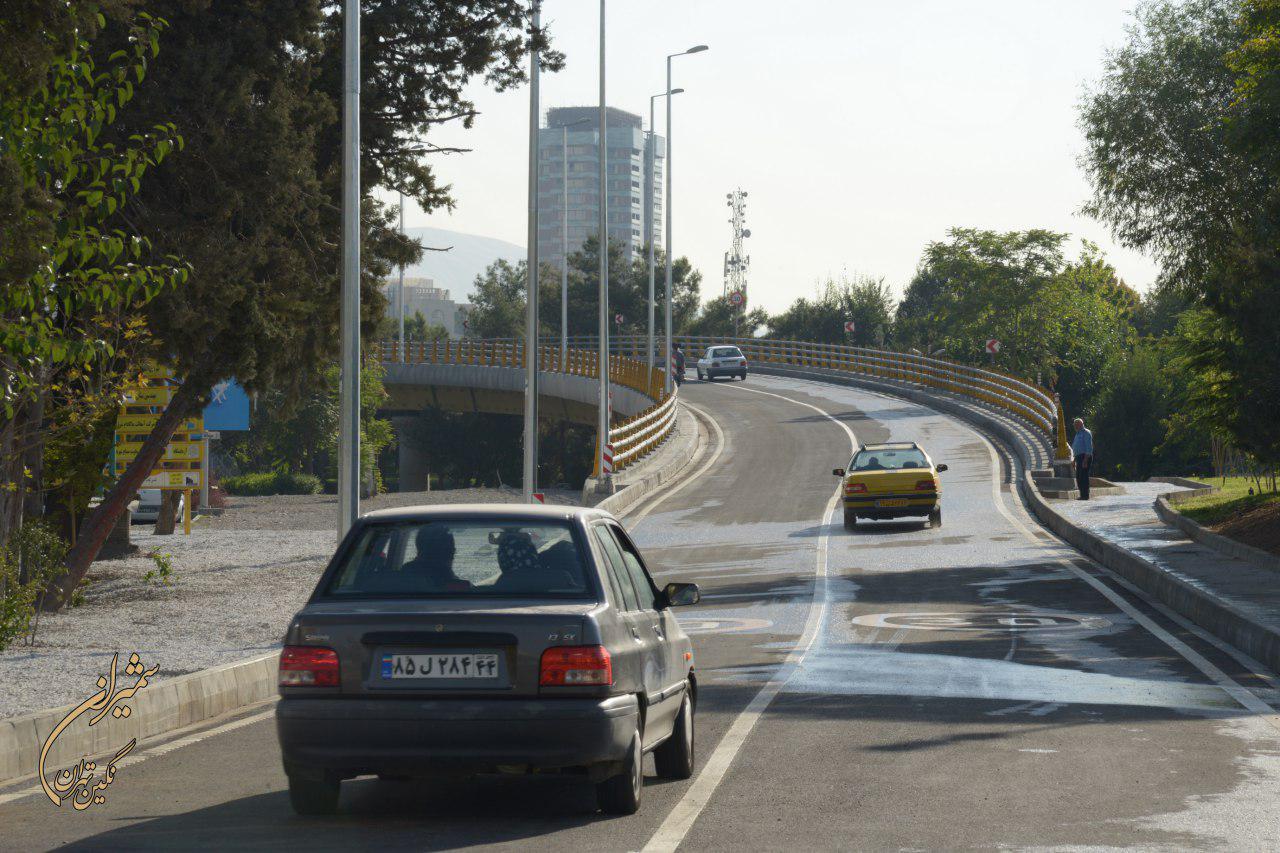 پل تقاطع غیر همسطح بزرگراه شهید چمران مورد بهره برداری آزمایشی قرار گرفت