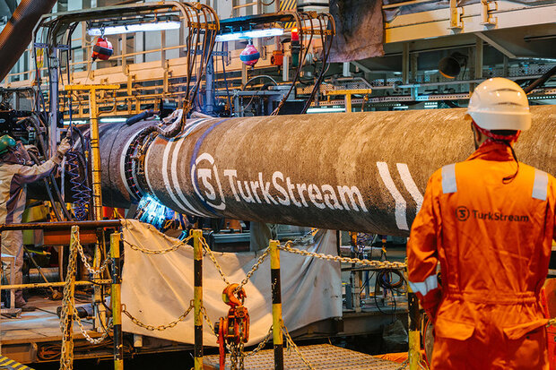 روسیه پمپاژ گاز به خط‌ لوله ترکیش‌استریم را آغاز کرد
