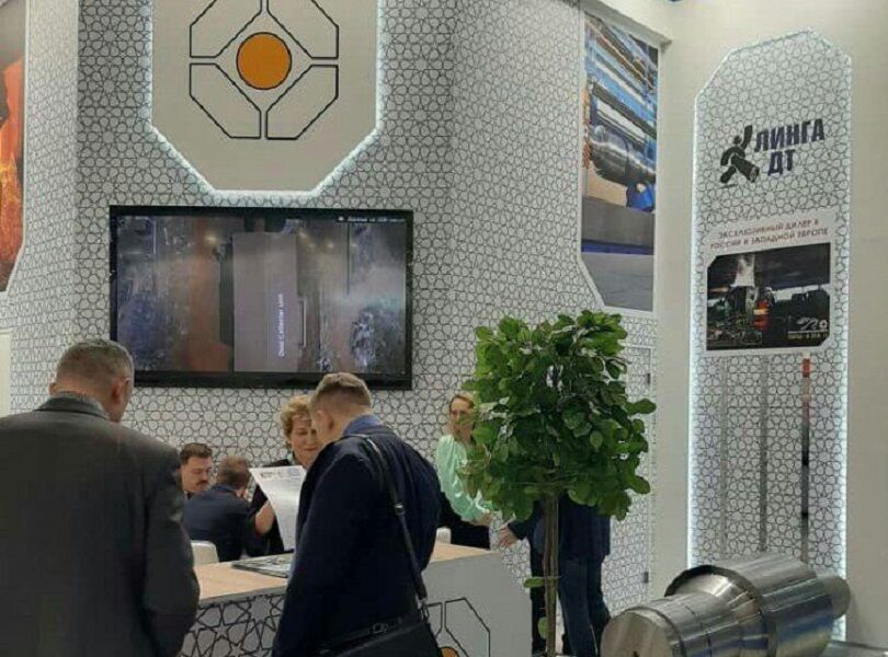 ابراز علاقه برای خرید محصولات فولاد اسفراین در نمایشگاه روسیه