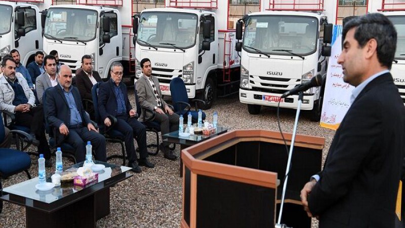 ناوگان جدید ترابری مناطق نفت‌خیز جنوب رونمایی شد