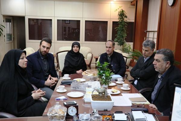 دیدار شهردار منطقه ۷ با رئیس مرکز بهداشت شمال تهران