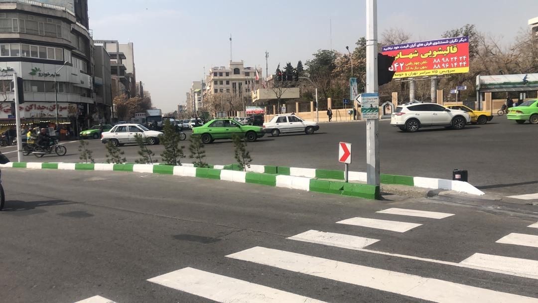 ساماندهی تقاطع‌های ترافیکی در قلب پایتخت