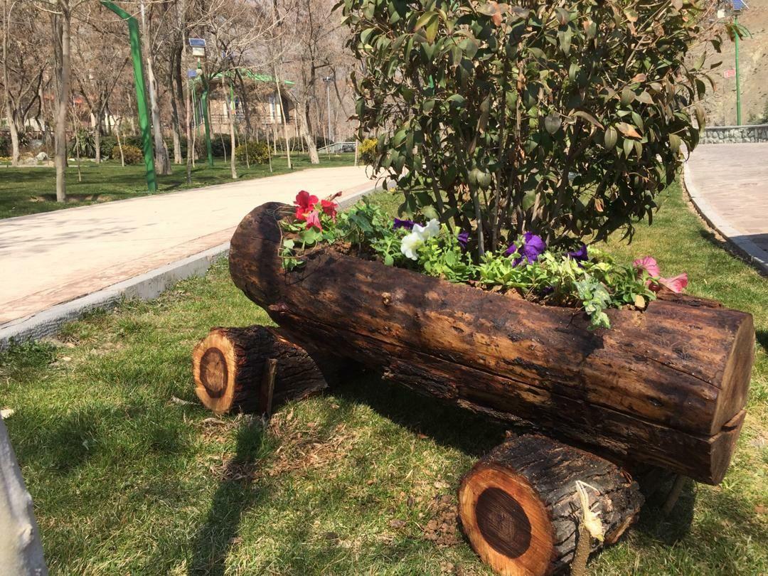 فضاهای سبز شمال تهران برای بهاری بدون کرونا زیباسازی شد