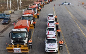 استقرار ۸۵۰۰دستگاه ماشین آلات راهداری در نقاط خاص راه‌ها