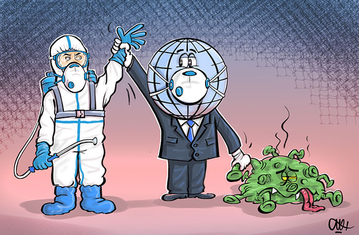 ارسال ۴۲۰۰ کاریکاتور از ۸۸ کشور به مسابقه ضدکرونایی