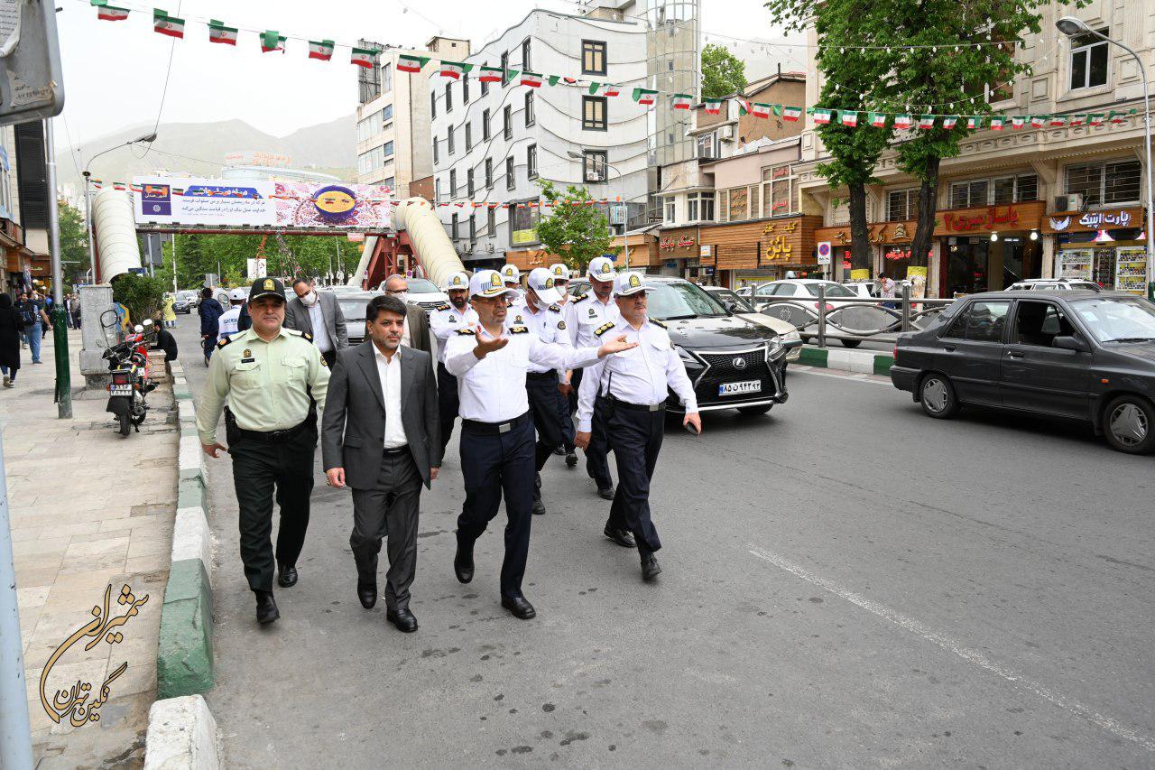 پیاده راه ضلع جنوب تجریش تعریض می‌شود