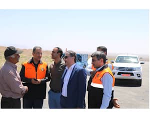 بازدید از اجرای عملیات روکش آسفالت قطعه اول و دوم محور عباس آباد -کوهک در شاهرود