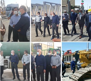 بازدید رئیس سازمان راهداری از پایانه های مرزی میلک و میرجاوه