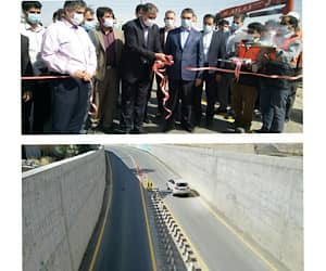 بهره برداری از دو طرح اصلاح نقطه پر حادثه در محورهای مواصلاتی استان مرکزی