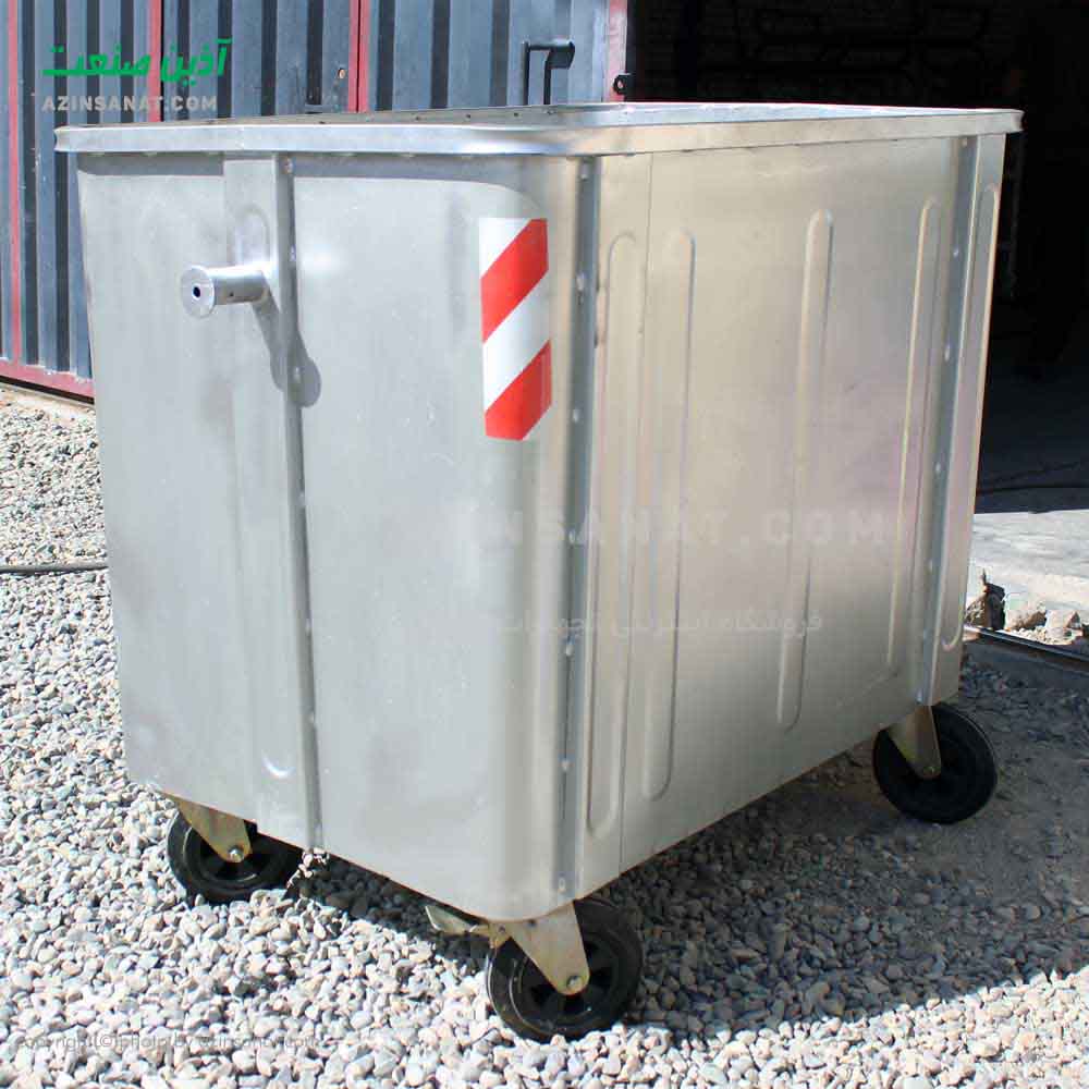 پیشبرد طرح کاپ با جمع آوری مخازن 1100 لیتری در خیابان بهار جنوبی