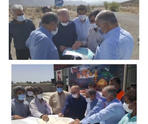 بازدید رئیس سازمان راهداری و حمل‌ونقل جاده‌ای از راه‌های هرمزگان