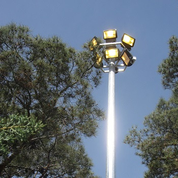 نصب برج نوری در بوستان‌های منطقه2