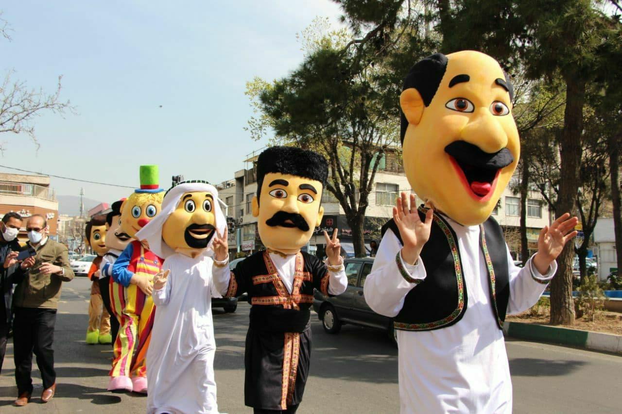 نوروز 1400 با حرکت 20 کاروان شاد نوروزی در محلات شمال تهران