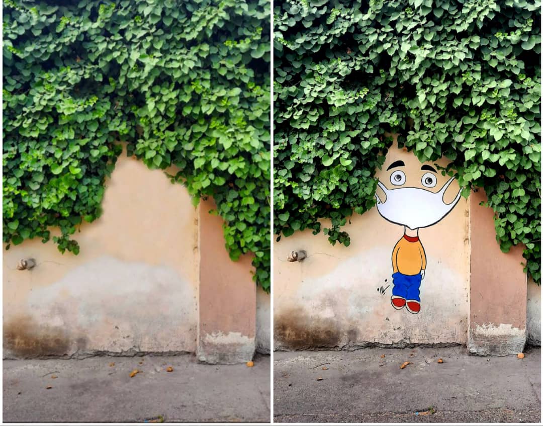 بهسازی جداره‌های شهری منطقه ۲ با اجرای هنرهای خلاقانه