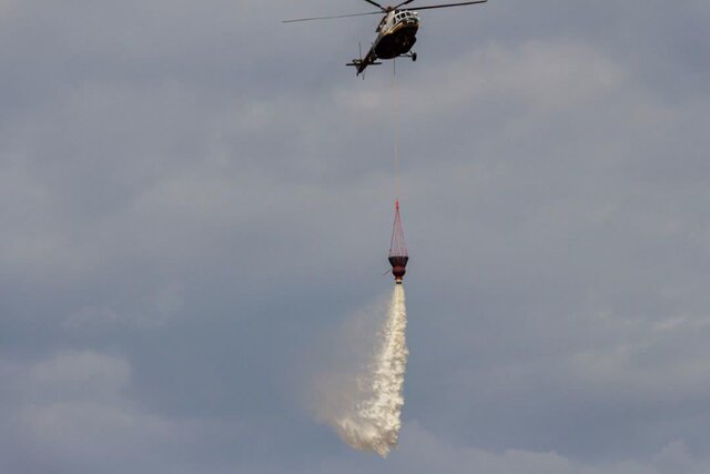 آمادگی وزارت دفاع برای کمک به اطفاء حریق هوایی جنگل‌های کشور