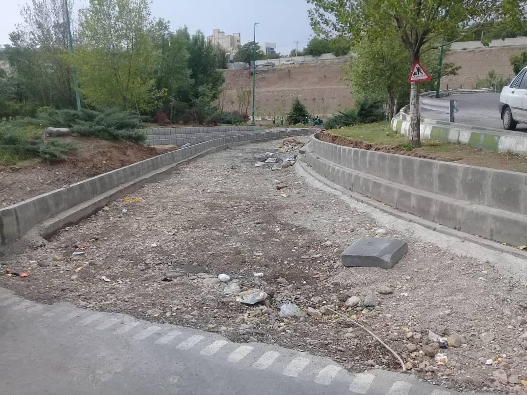 دسترسی به بلوار اوشان و بزرگراه امام علی(ع) شمال، آماده سازی شد