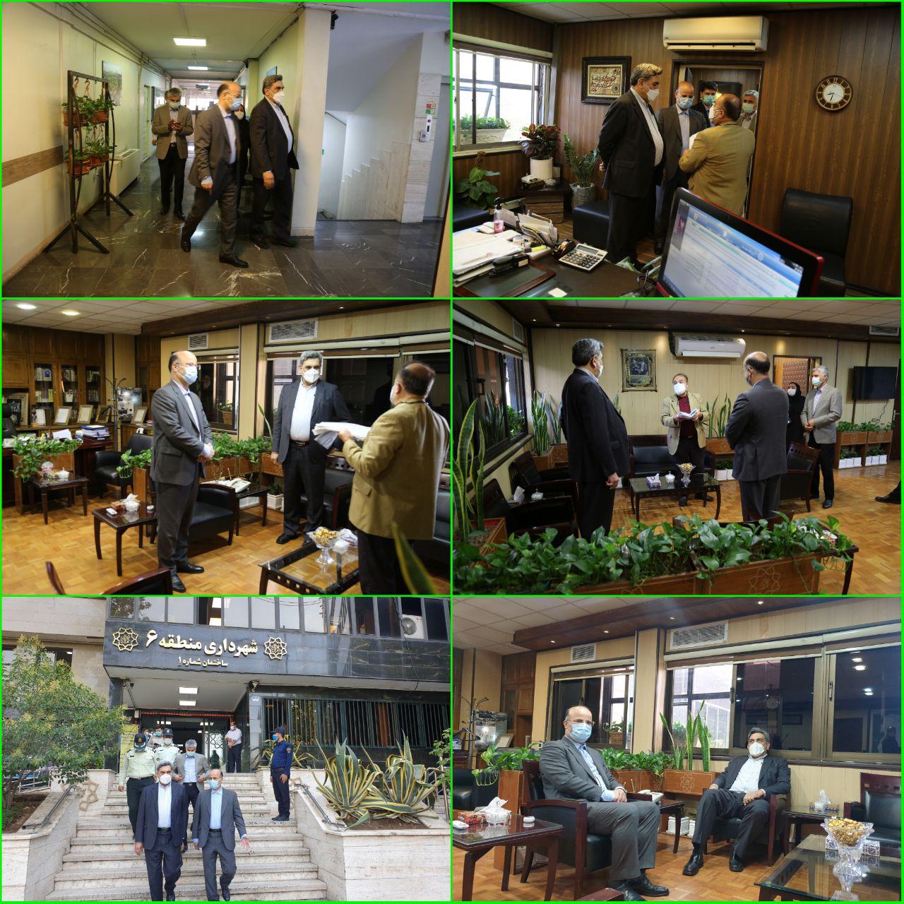 بازدید سرزده شهردار تهران از منطقه شش