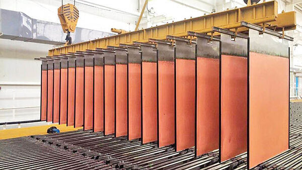 ۵۰ هزار تن کاتد مس در کشور تولید شد