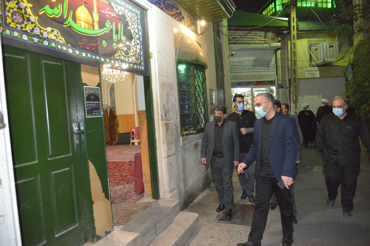 آماده سازی فضاهای باز شهری برای هیئات مذهبی در تاسوعا و عاشورا