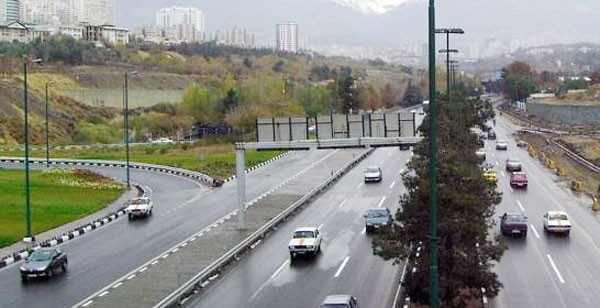 نقاط حادثه خیز بزرگراه شهید چمران ایمن سازی شد