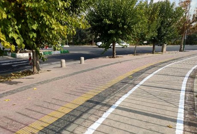 مسیر ویژه نابینایان در معابر منطقه2 تهران احداث می‌شود