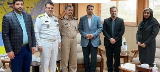 مدیرعامل بیمه حکمت با دریادار دوم امیر رضا قربانی دیدار کرد