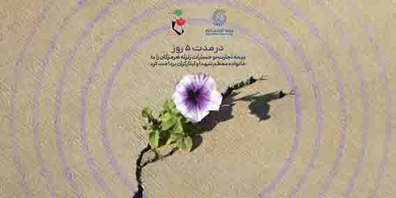 بیمه تجارت‌نو خسارات زلزله هرمزگان را به خانواده شهدا و ایثارگران پرداخت کرد