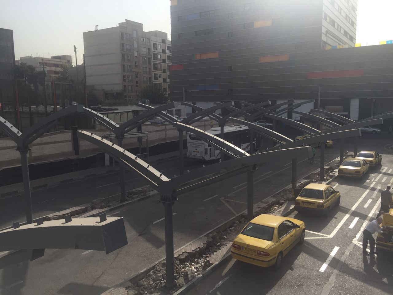 پایان مسقف سازی پایانه علم و صنعت نزدیک است