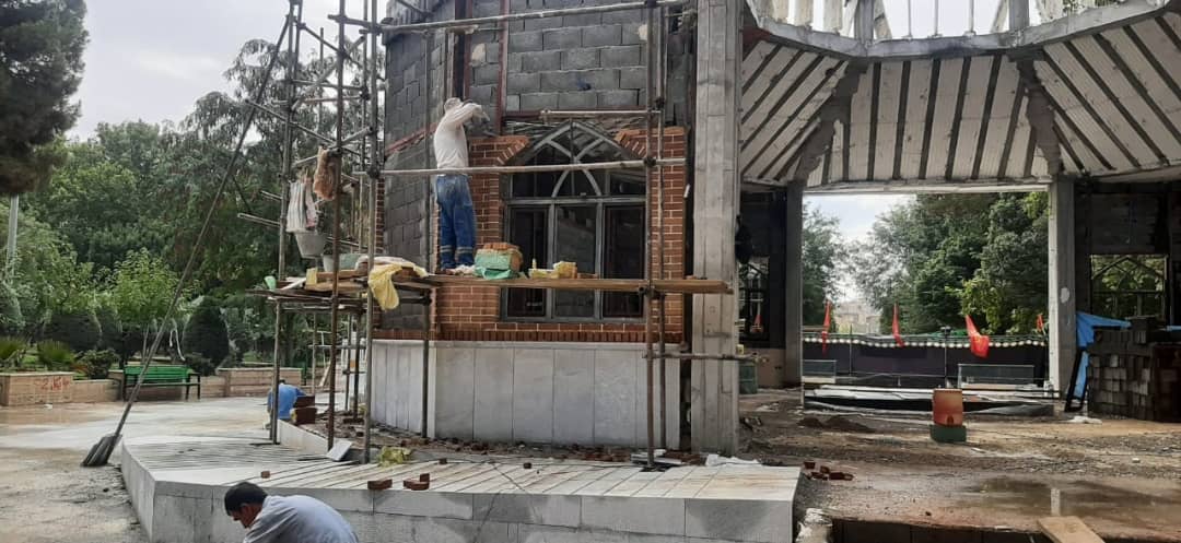 پیشرفت 70 درصدی احداث پروژه یادمان مقبره الشهدا