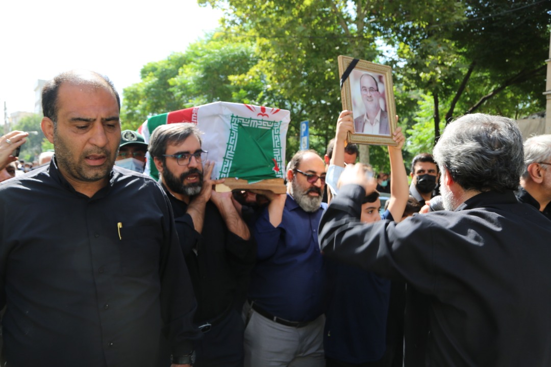 تشییع پیکر یک جانباز شهید