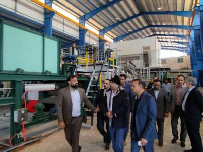 بازدید عضو هیأت مدیره بانک صنعت‌ومعدن از چندین واحد صنعتی در خراسان شمالی