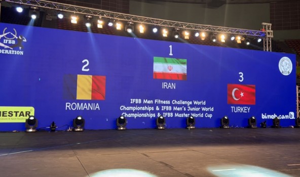 ایران بر سکوی نخست مسابقات پرورش اندام قهرمانی جوانان جهان ایستاد