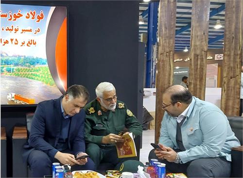 حضور فعال فولاد خوزستان در نمایشگاه تخصصی بومی سازی قطعات و تجهیزات فولاد