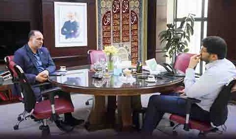 دیدار مدیر عامل صندوق تأمین خسارت‌های بدنی با وزیر راه