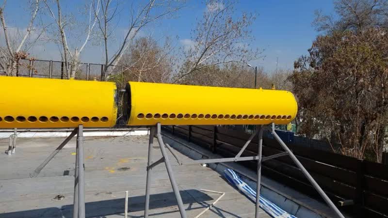 تجهیز بوستان‌های منطقه 2 به آبگرمکن‌های خورشیدی