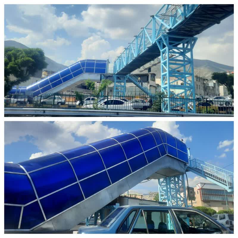 طرح نوسازی پل‌های عابر پیاده در منطقه2